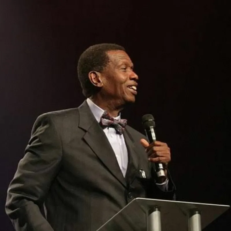 A minister preaching at a lectern